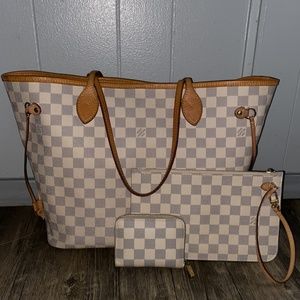 Louis Vuitton Neverfull MM Damier Azur